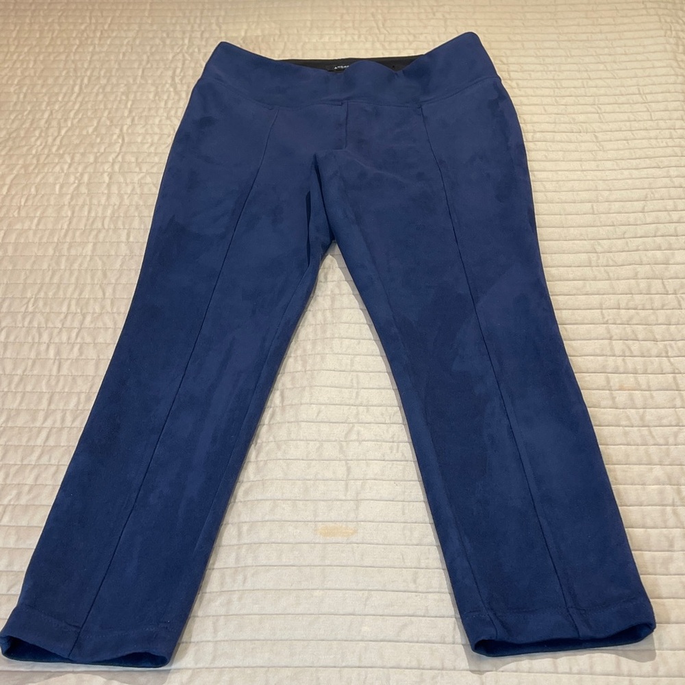 Andrew Marc WOMENS BLUE STRETCH PANTS SIZE M/M ANKLE